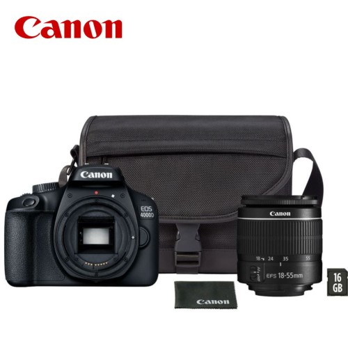 CANON DSLR EOS4000D EF18-55is Kit SB130+16GB
