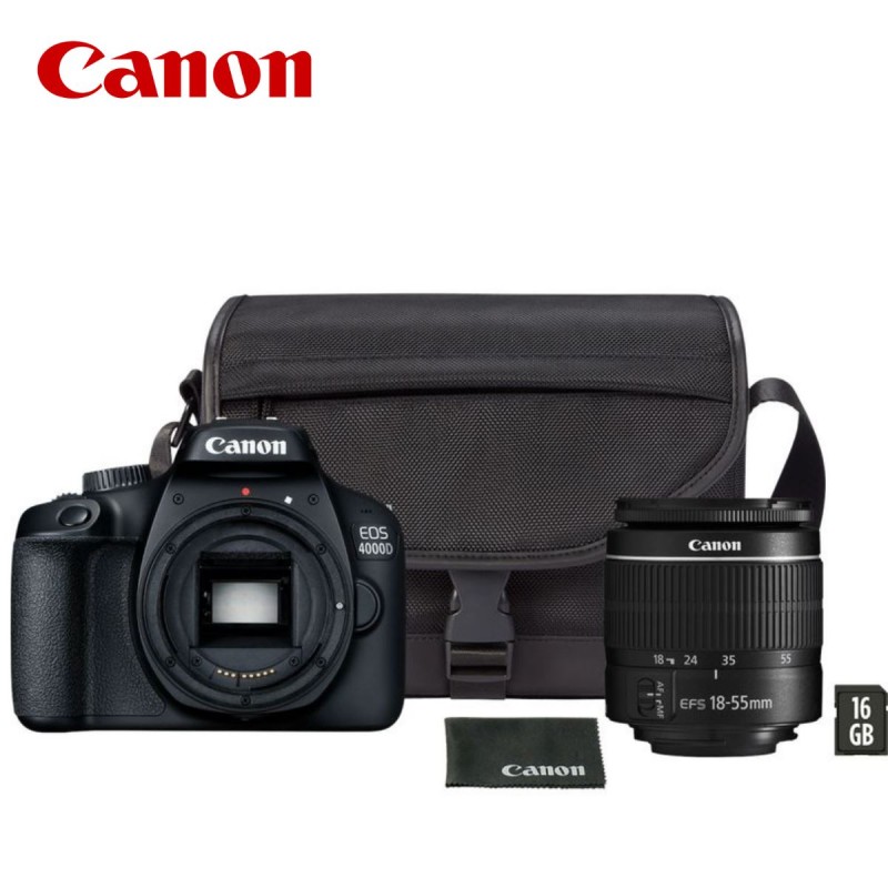 CANON DSLR EOS4000D EF18-55is Kit SB130+16GB