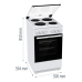 Gorenje G400 GE5A21WH 50 cm