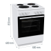 Gorenje G400 GE6A10WB 60 cm