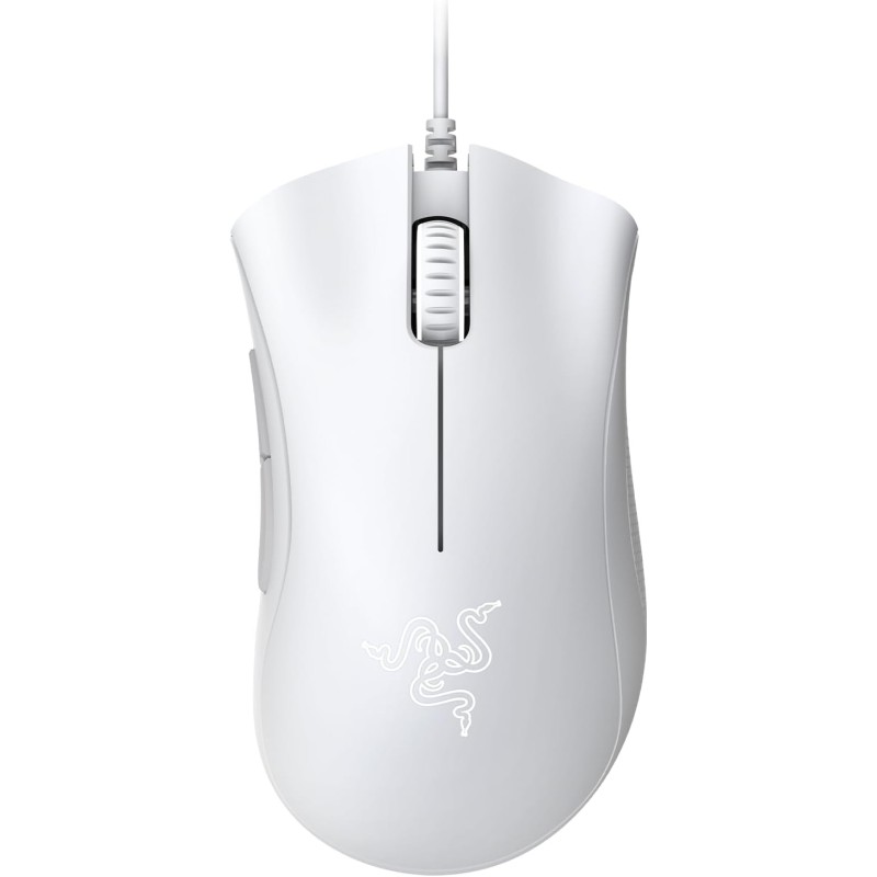 Razer DeathAdder Essential Green Lighting White
