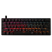 White Shark Gaming Shinobi 2 60% Mechanical RGB Black Red Switch
