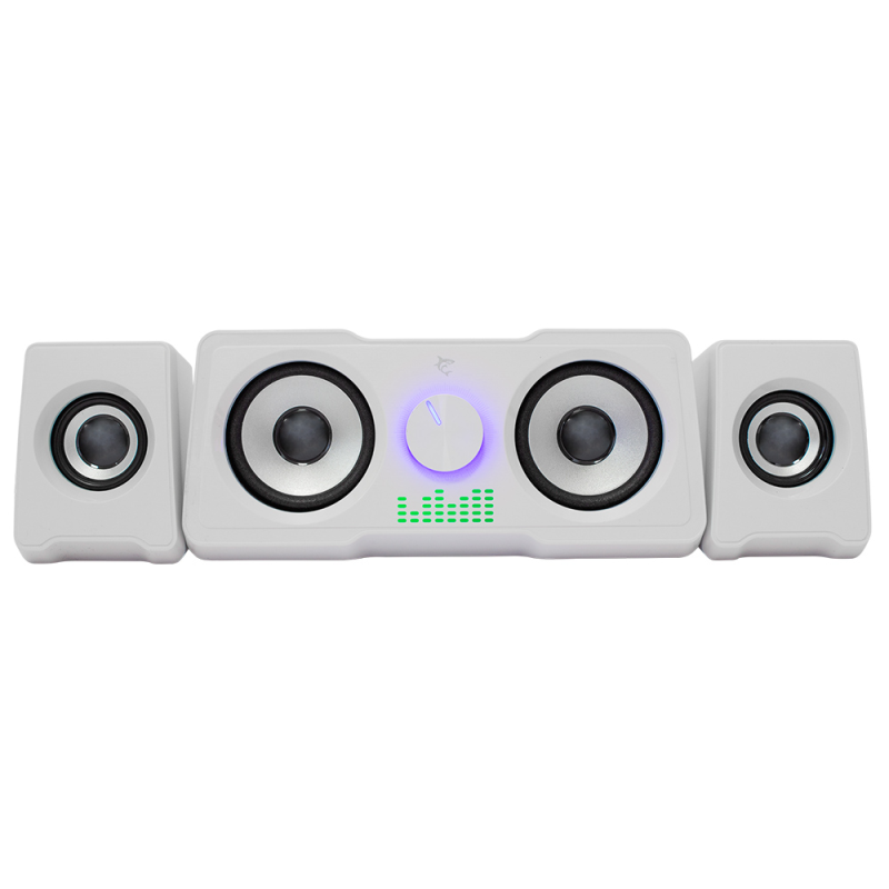 White Shark Speakers 2.2 MOOD RGB White Gaming