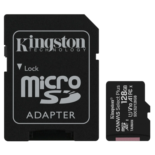 Мемориска картичка Kingston MicroSD 128GB Class 10 Canvas