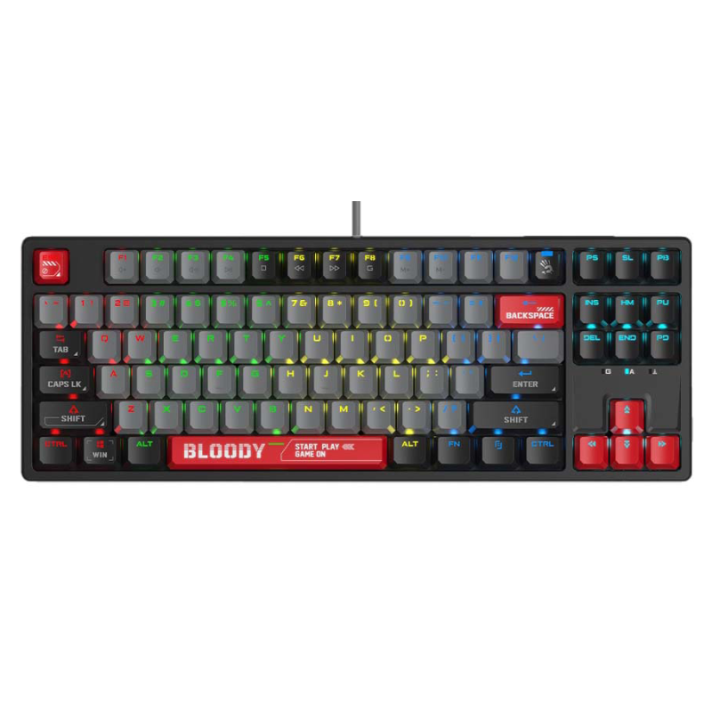 A4 Bloody S87 Mechanical RGB BLMS Red Switch