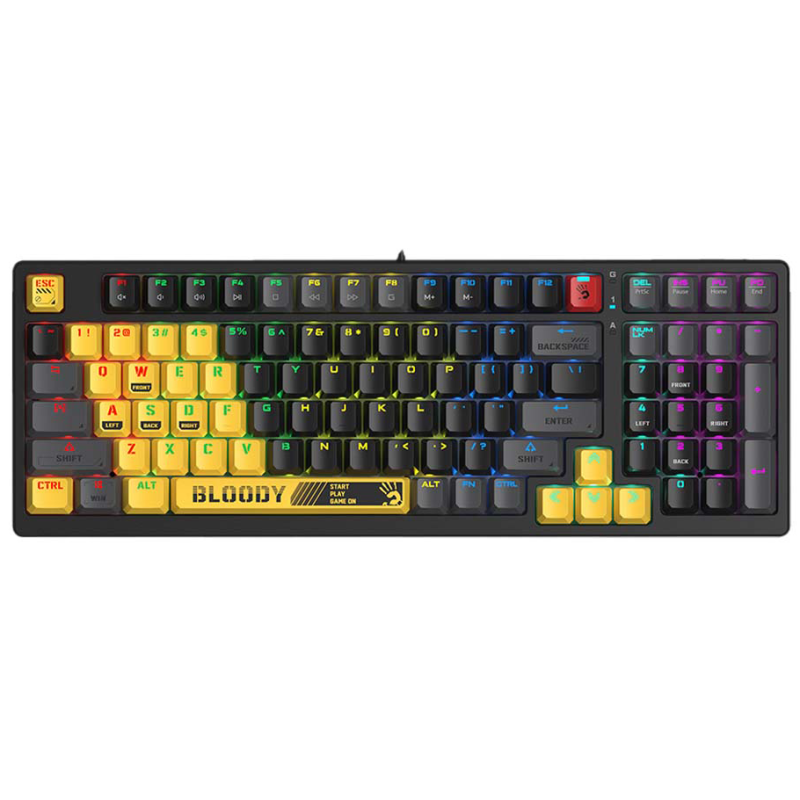 A4 Bloody S98 Mechanical RGB Sports Lime BLMS Red Switch