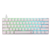 White Shark Gaming Shinobi 2 60% Mechanical RGB White Blue Switch
